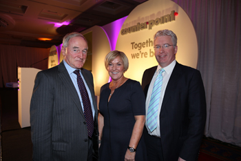 Attending the conference were (from left): Counterpoint Director Brian Farrell with Marketing Director Debbie Vard and Managing Director Finbarr O’Doherty. Attending the conference were (from left): Counterpoint Director Brian Farrell with Marketing Director Debbie Vard and Managing Director Finbarr O’Doherty.